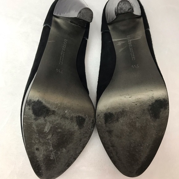 Banana Republic - Black Suede Leather Pumps - Picture 5 of 5
